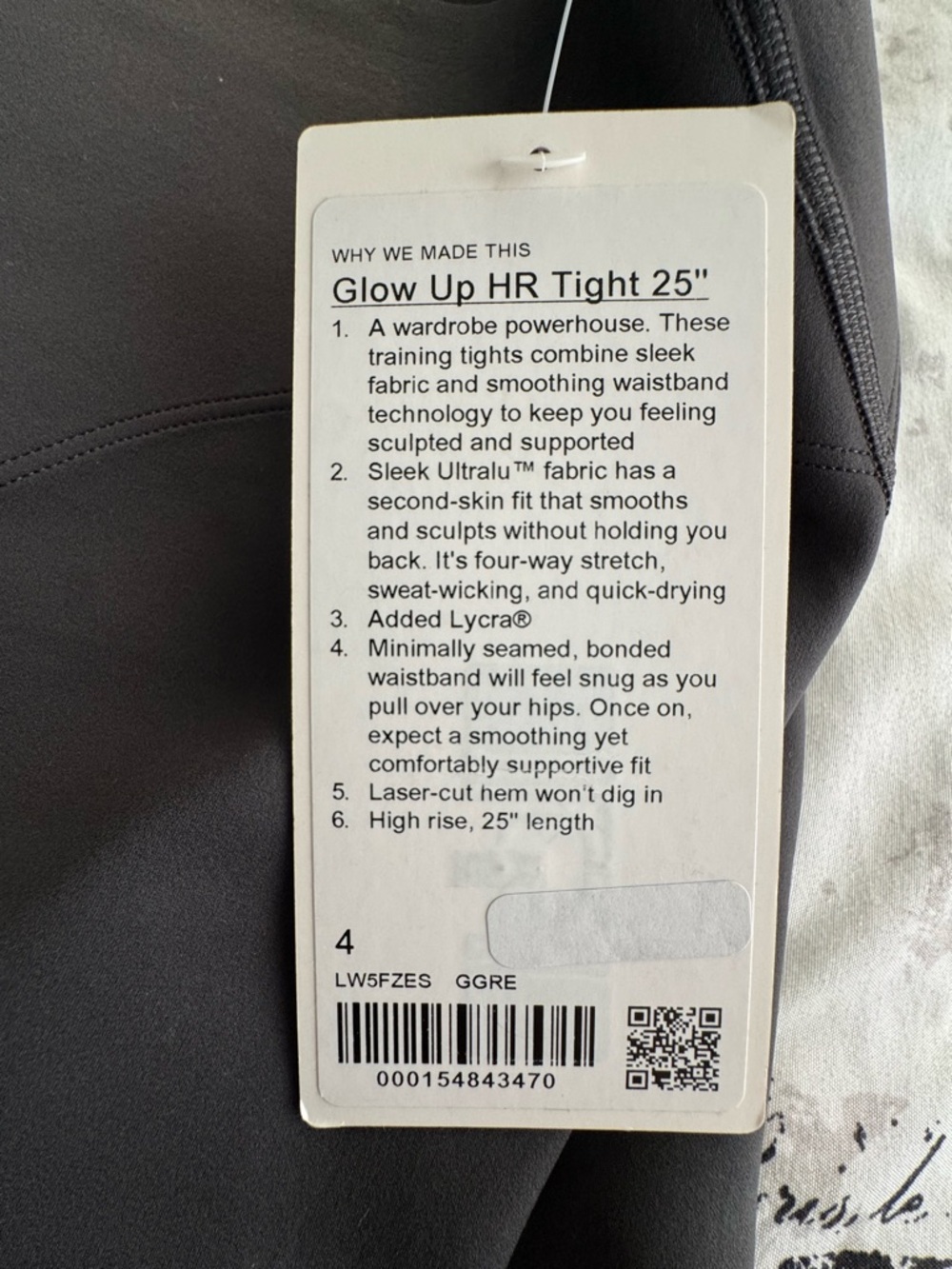 Lululemon Glow Up HR Tight 25” 🖤 SCULPT
Size 4 | New With Tags - Picture 5 of 6